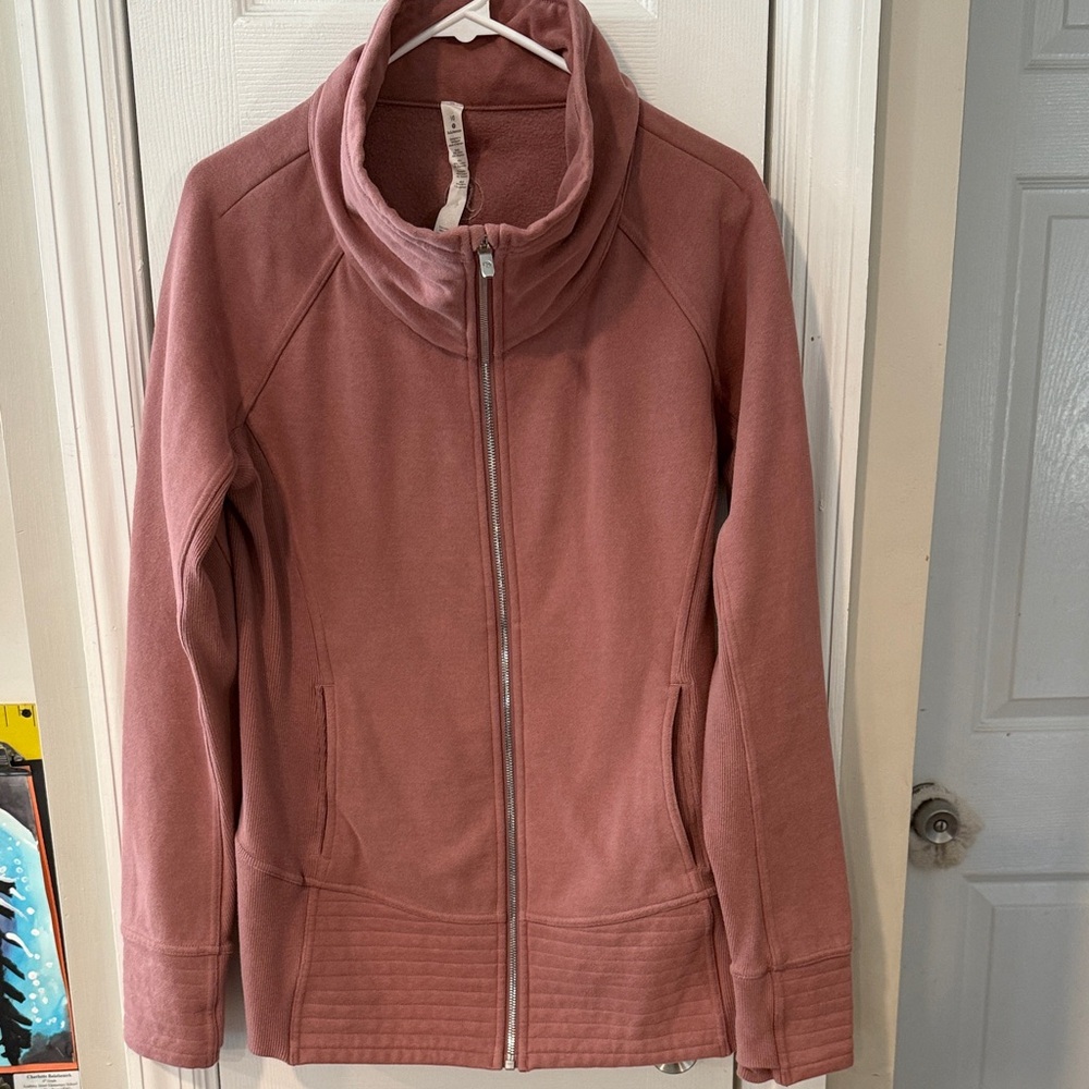 lululemon athletica Mauve scuba Neck Sweater